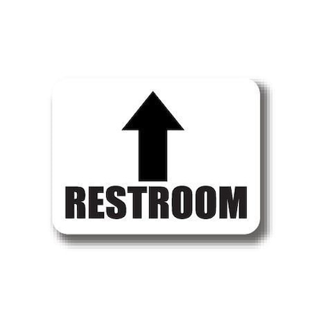 Ergomat 30in x 21in RECTANGLE SIGNS - RestroomArrow DSV-SIGN 630 #2347 -UEN